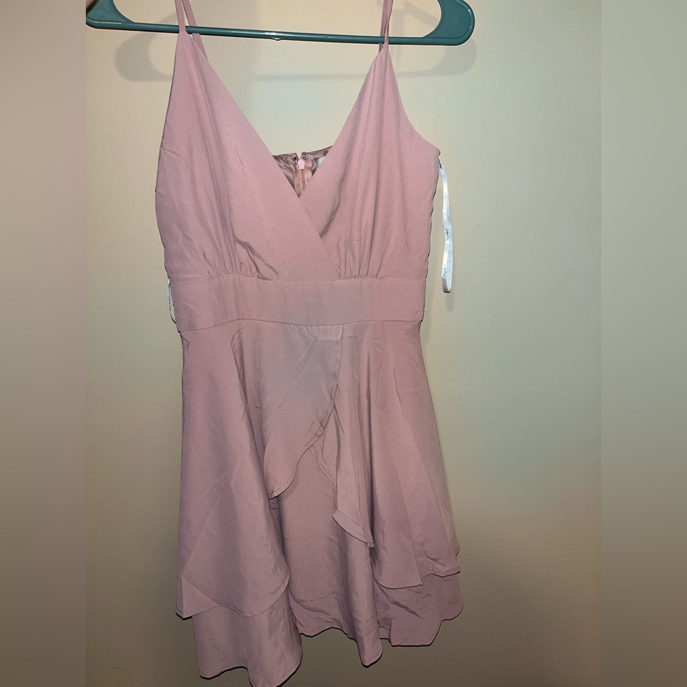 light pink dress, worn a few times, size small